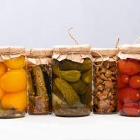rustic homemade pickles